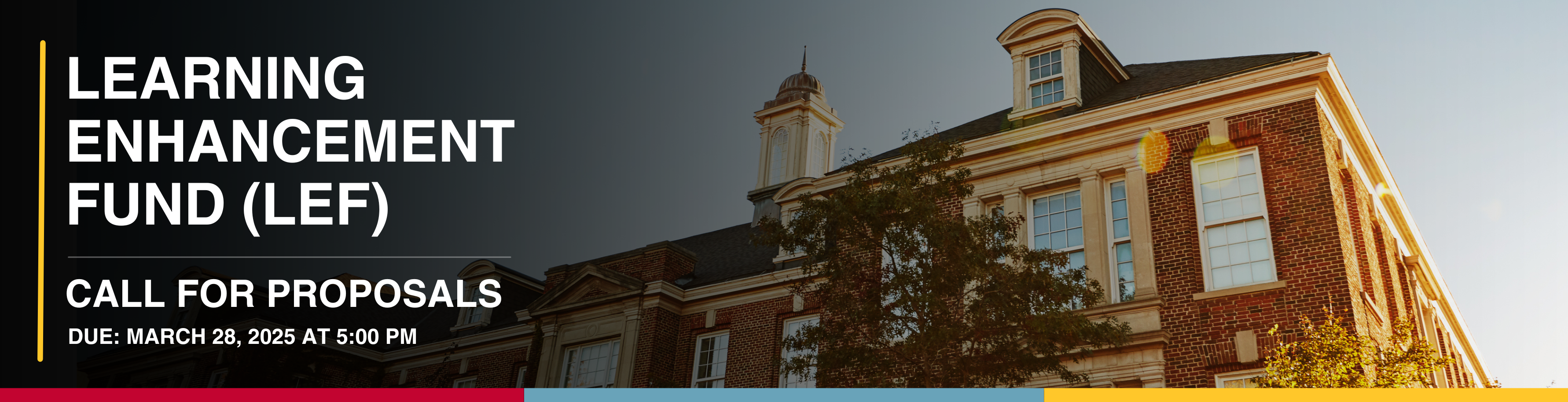 LEF - Teaching and Learning Enhancement Fund Banner
