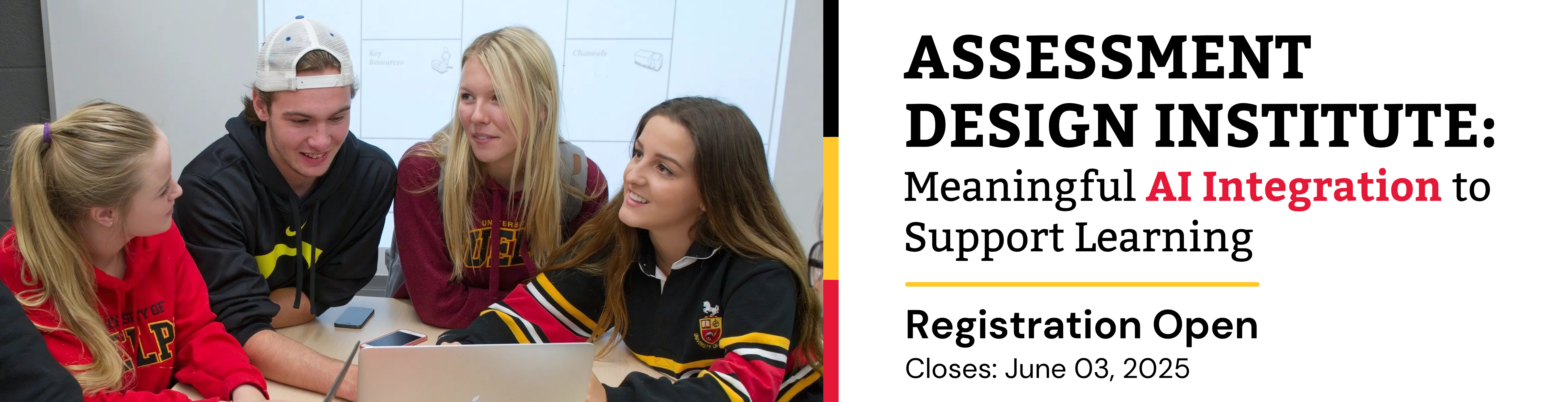 Assessment Design Institute - Meaningful AI Integration to Support Learning Banner