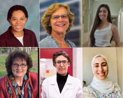 A photo collage of six women in One Health