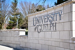 U of G sign on campus