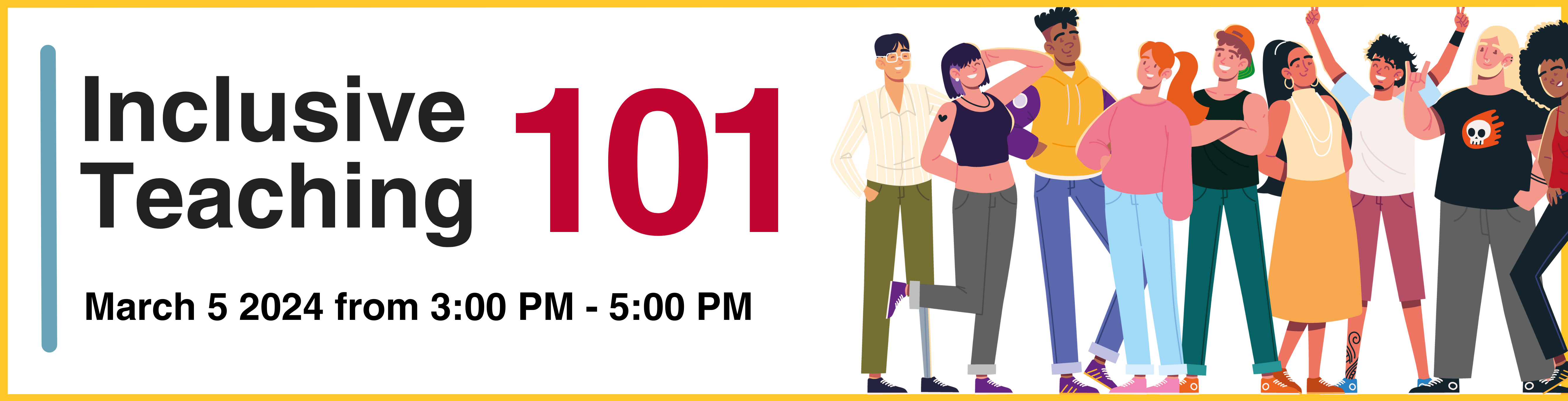 Inclusive Teaching 101 Banner