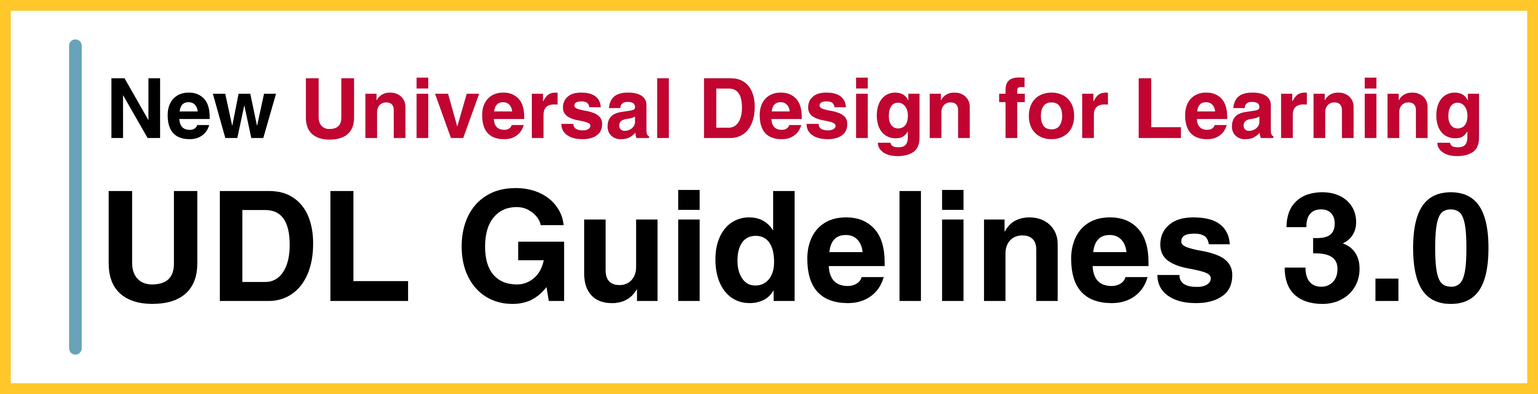 Banner_New UDL Guidelines